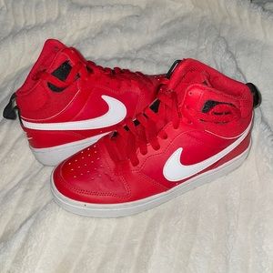 Red Nike high tops